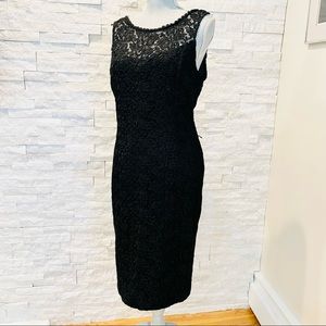 White House Black Market Black Lace Dress